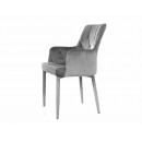 Стул SIGNAL RICARDO Velvet Bluvel 14 серый/серый